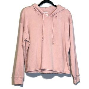 America Eagle Ahh-Mazingly Soft Raw Edge Pink Hoodie